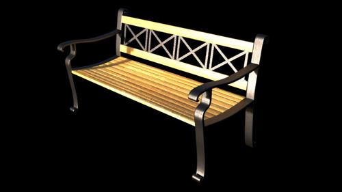 Patio Bench (Ironwood) preview image